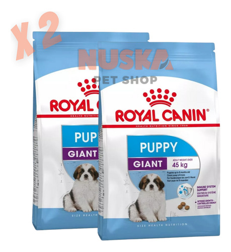 Royal Canin Giant Puppy 15 Kg X 2 Unidades Cachorro Gigante