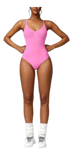 Body Estilizada Las Más Viral Importada Mujer Rosa Chicle Lisa L