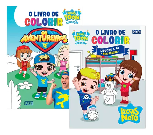 Livro de colorir luccas e gi na fazenda, o