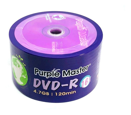 Dvd-r Virgen Master Carátula Colores 50 Pzas