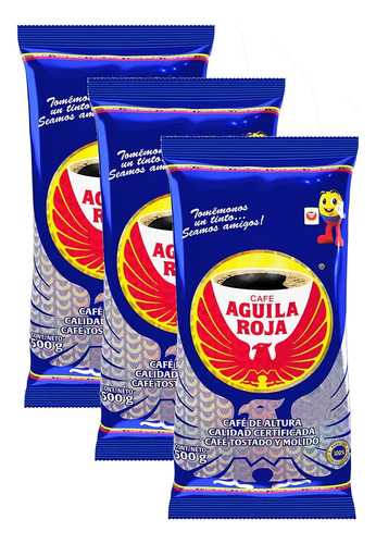 Café Aguila Roja X 500g (3 Paq)