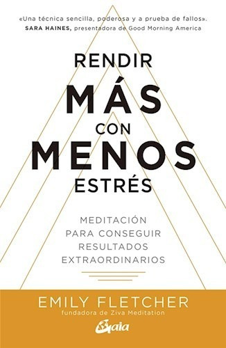 Rendir Mas Con Menos Estres - Fletcher Emily (libro)