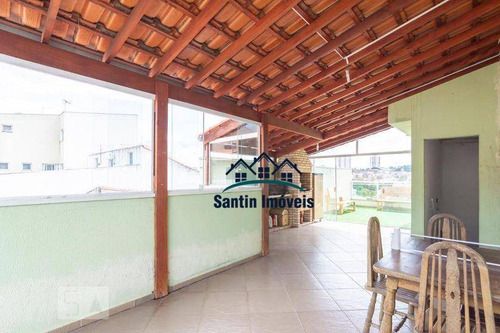 Cobertura Com 3 Dormitórios À Venda, 140 M² Por R$ 580.000,00 - Vila Marina - Santo André/sp - Co0657