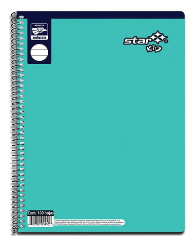 Cuaderno Prof Estrella Star Kid 100h Cuadro 7 Mm X5 Piezas