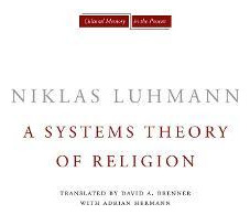 Libro A Systems Theory Of Religion - Niklas Luhmann