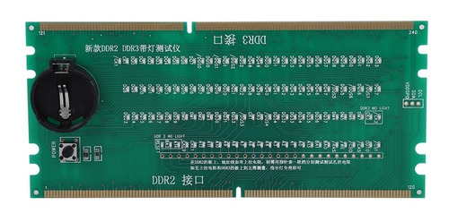 Pc Mainboard Ddr2 Ddr 3 Ram Memory Slot Tester Card Para Amd