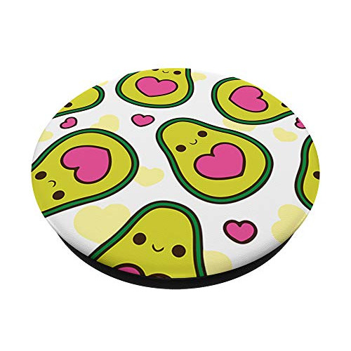 Bonitas Palomitas De San Valentín Con Estampado De Aguacate