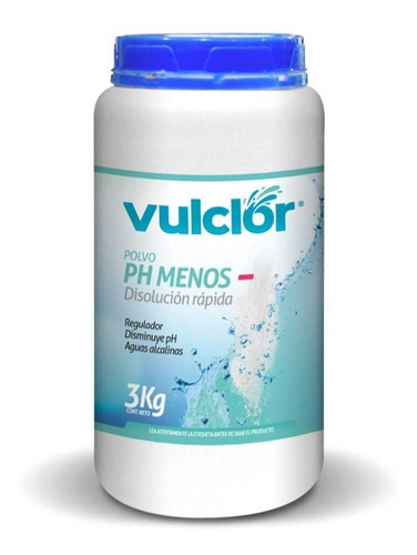 Regulador Ph- (menos) Vulcano X 3 Kg