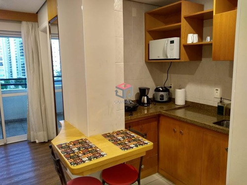 Imagem 1 de 19 de Flat Para Locação, 01 Quarto, 01 Vaga - Centro De Santo André / Sp - 91751