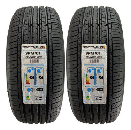 Kit 02 Pneus 235/60r16 100v Speedmax Spm101 Spm Tucson V