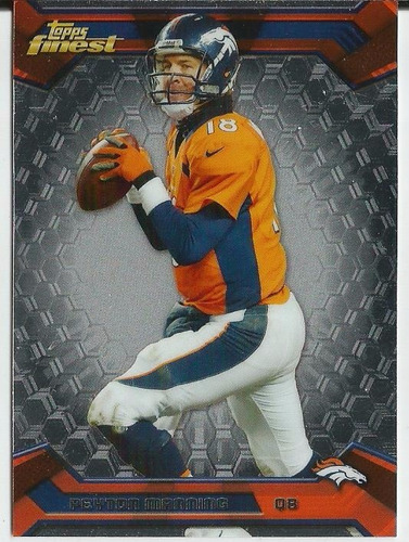 2013 Topps Finest #20 Peyton Manning Qb Broncos 