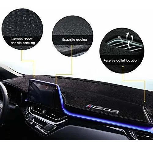 Protector De Tablero Para Toyota Chr Ch-r - Negro