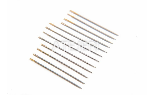 Imagen 5 de 6 de Agujas De Coser Fácil Enhebrado Agujas Para Ciego 12 Unidad