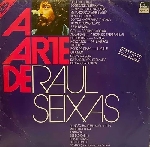 2x Lp Vinil (vg+) A Arte De Raul Seixas Ed 1988 C/enc