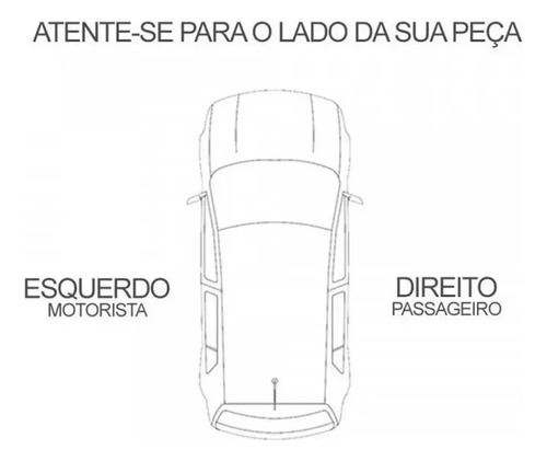 Grade Moldura Farol Milha Direita Parachoque Celer 2013-2016