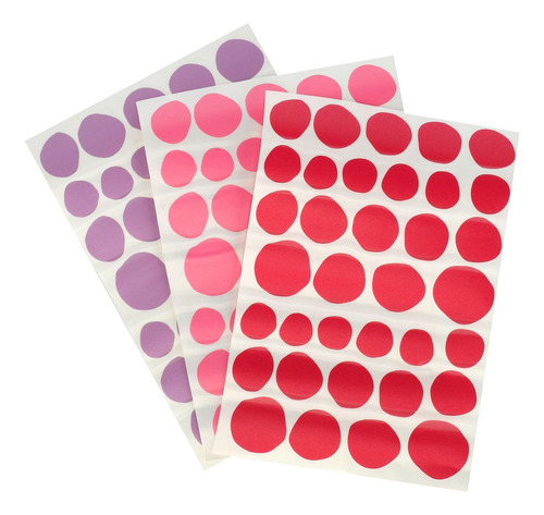 Papel Tapiz Decorativo Infantil Círculos Multicolor 108 Pzas