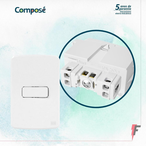 Imagem 3 de 3 de Kit 10 Compose Cj. Int.simples 4x2 10a Weg13272418