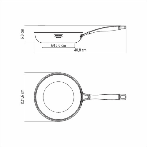 Set Sartenes Tramontina Grano Antiadherente 20 Y 30 Cm
