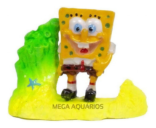 Enfeite Bob Esponja Beteira Peixe Betta P040