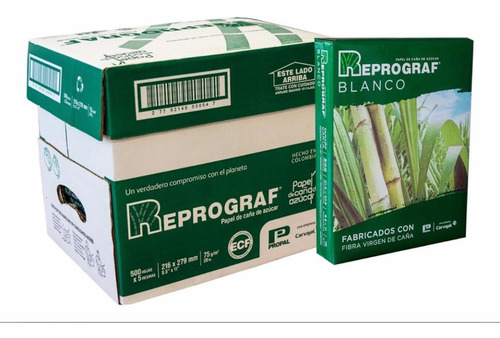Imagen 2 de 2 de Papel Para Fotocopiadora T/carta Reprograf 500h