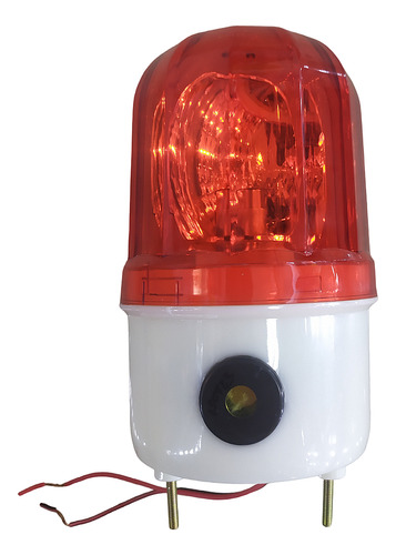 Luz Baliza Giratoria 12vdc Licuadora Con Sirena Roja 10w