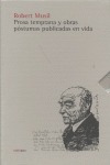 Prosa Temprana Y Obras Postumas Publicadas En Vida - Musi...