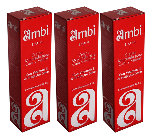 Crema Ambi Roja Elimina Manchas Y Paño, Aclarante ¡3 Piezas!