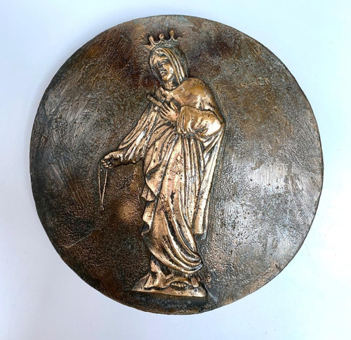 Nossa Senhora Das Dores - Medalhão De Bronze