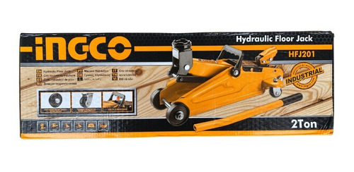 Imagen 3 de 6 de Gata Hidráulica Tipo Caiman 2 Ton. - Ingco - Envio Gratis