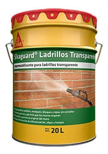 Sikaguard Ladrillos Transparente Impermeabilizante 20 Lts Color