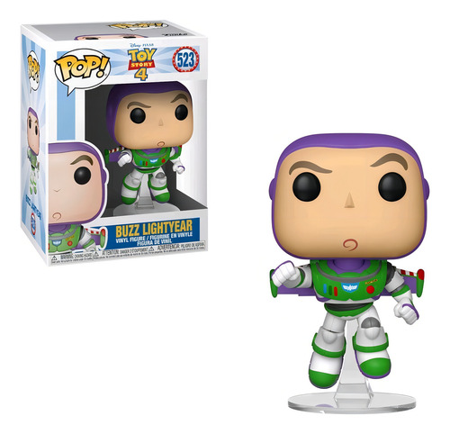Boneco Funko Pop! Buzz Lightyear 523 Toy Story 4 - Pixar