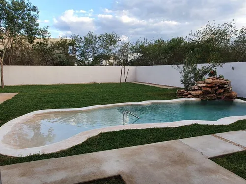 Casa Mod Boste Con Piscina En Praderas Del Mayab, Carretera Chicxulub Puerto