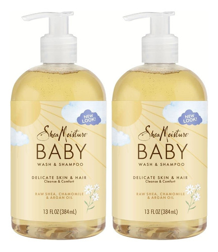  Sheamoisture Champú Hidratante Para Bebés De Pies A Cabeza Y