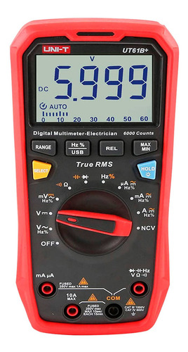 Multímetro Digital Con Capacitancia/frecuencia Ut61b+ Uni-t