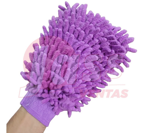 Guante De Microfibra Manopla Premium Lavado Auto Doble Cara