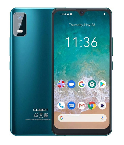 Cubot Note 8 Dual SIM 16 GB verde 2 GB RAM