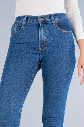 Imagen 4 de 8 de Pantalón Oggi Jeans Para Mujer Cintura Alta Slim Passion