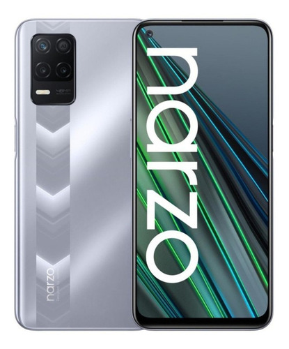 Imagen 3 de 4 de Realme Narzo 30 5G Dual SIM 128 GB racing silver 4 GB RAM