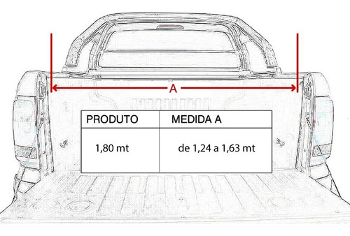 Suporte 2 Bike Para Caçamba Vw Saveiro Kiussi Vesuvio 180cm