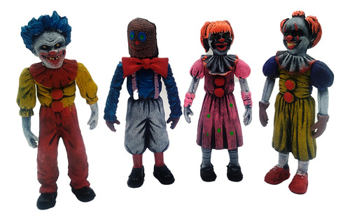 8 Muñecos Deep Web Payasos Niños Club Misterio Articulados