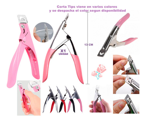 Kit Uñas Soft Gel Prelimado, Pressgel, Cabina Bombon, Aceite Cuadrada Prelimada Modelo Total 100 Tips