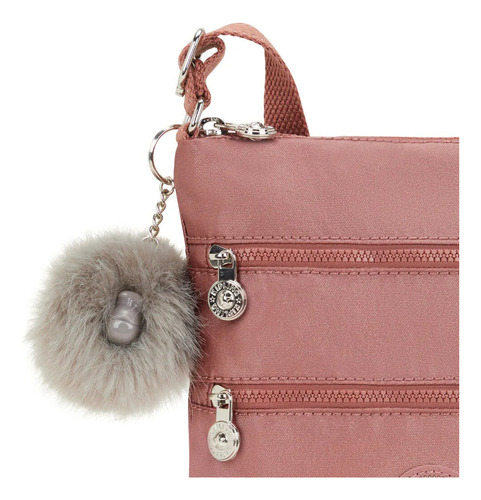 Bolsa Kipling Keiko Bandolera Color Metallic Maple