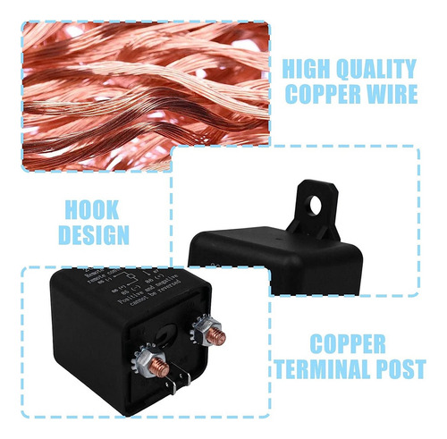 Interruptor De Control Remoto Dual 12v 200a Automobile Parts