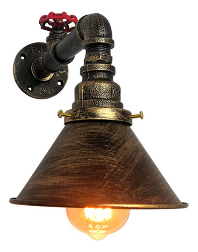 Lámpara De Mesa De Pared Rústica Industrial Vintage Steampun