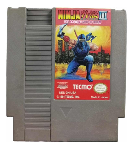 Ninja Gaiden 3 Nintendo Nes Original Garantizado Oferta (Reacondicionado)