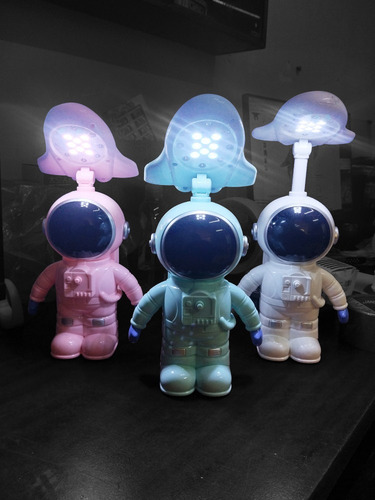 Lámpara Astronauta Nave Con Luces Led