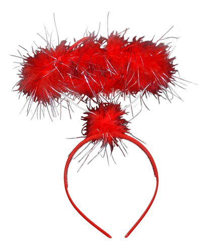 Diadema De Ángel Rojo, De Halo De Plumas, Accesorios De