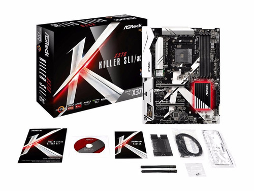 Placa Mae Asrock X370 Killer Sli/ac Am4 Amd