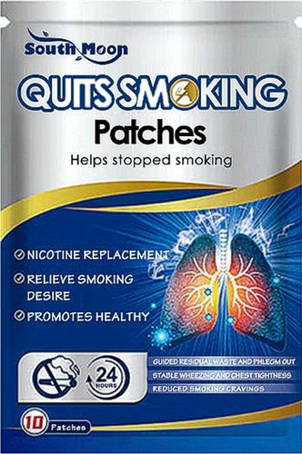 10 Parche Antismoke Natural Dejar Fumar Southmoon Sumifun