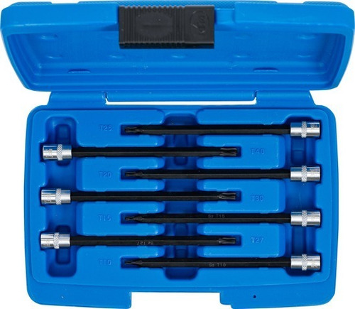 Bgs 8618 Juego De Dados Con Punta Torx 1/4, T10 - T40, 7 Pz